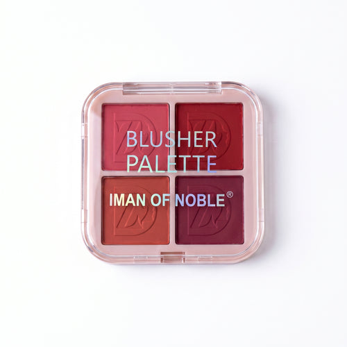 Iman of Noble Logo-Embossed 4-Color Powder Blusher Palette