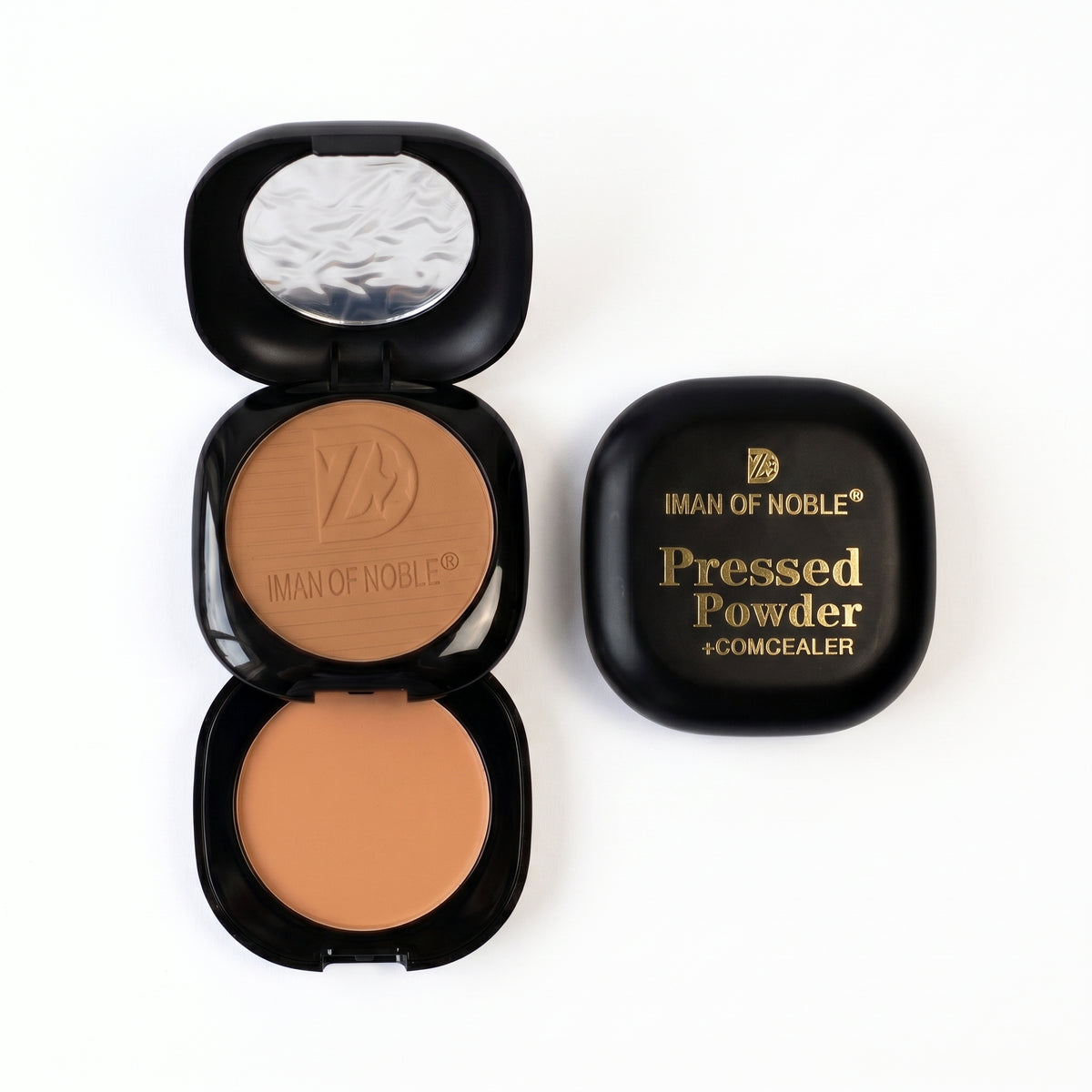 Iman of Noble 2-in-1 Pressed Powder & Concealer Compact with Mirror