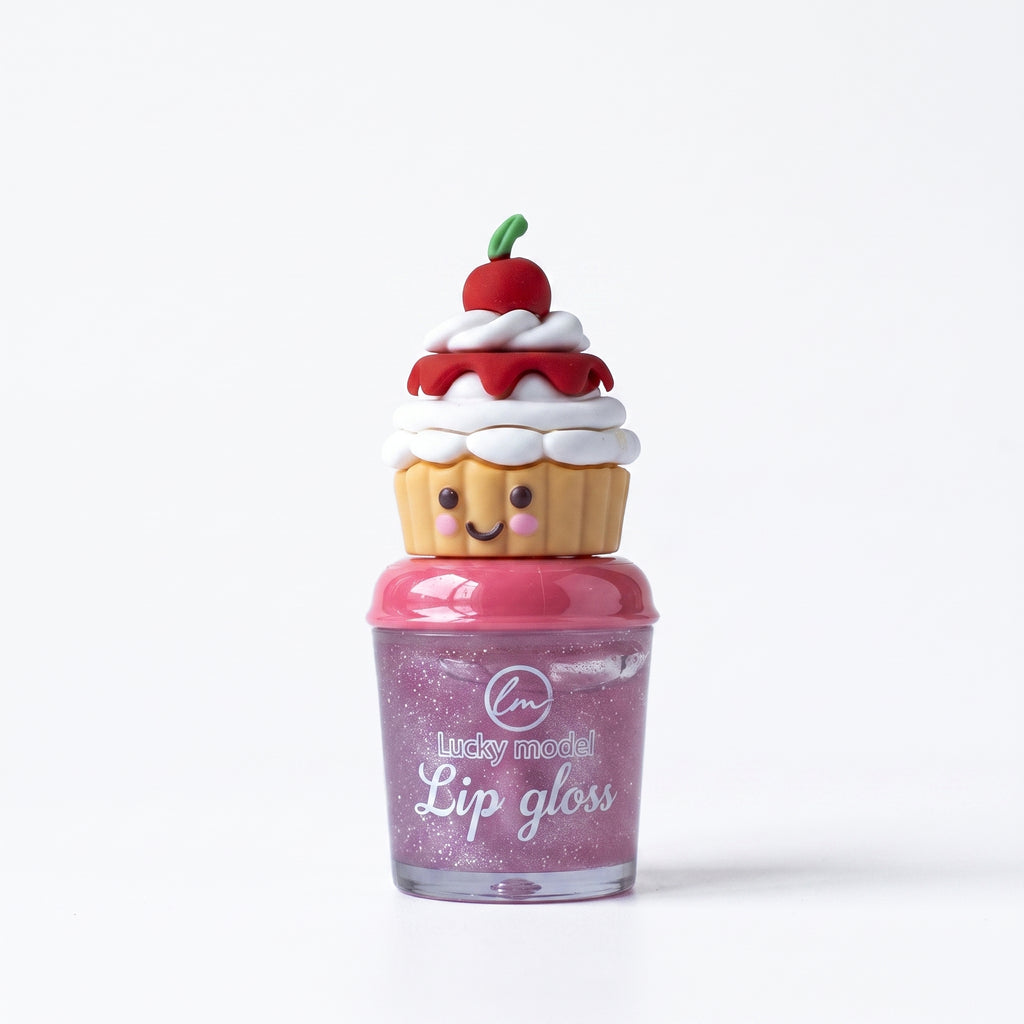 Lucky Model Sweet Cupcake High-Shine Shimmer Lip Gloss