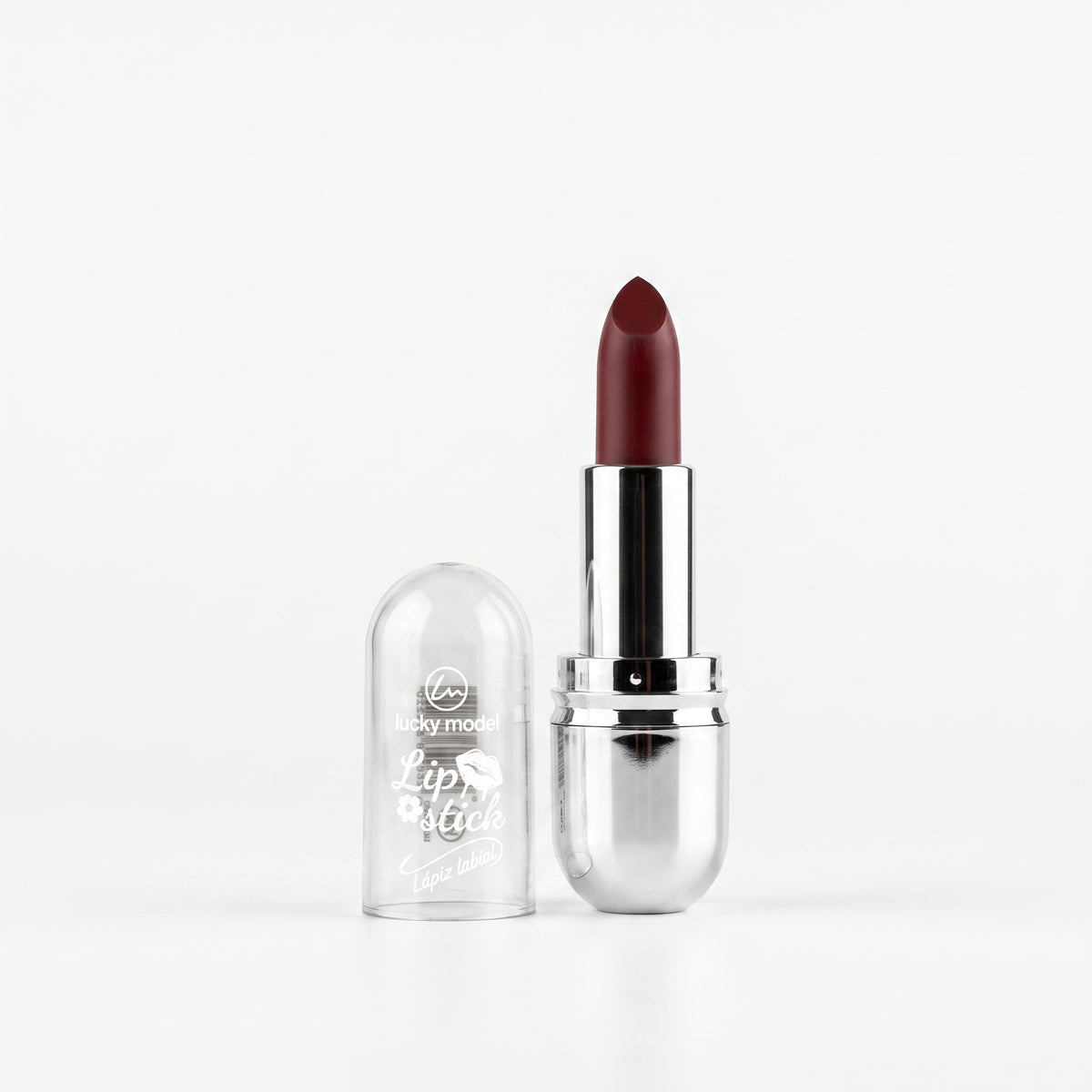 Lucky Model Clear Capsule Silver Bullet Lipstick