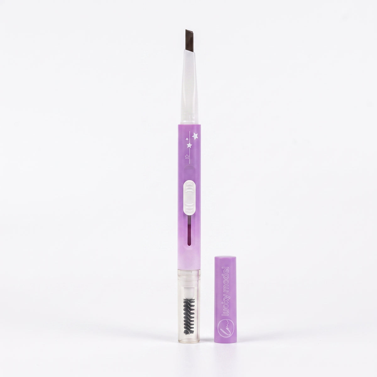 Lucky Model Dual-Ended Eyebrow Pencil with Spoolie Brush