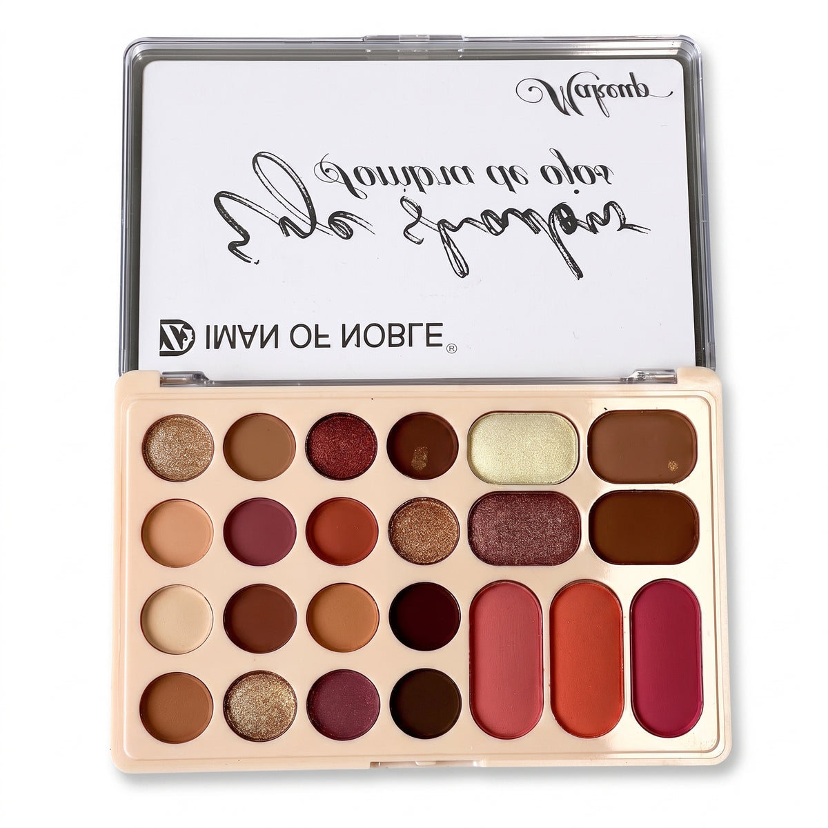 IMAN OF NOBLE Waterproof Matte & Shimmer Eyeshadow Palette