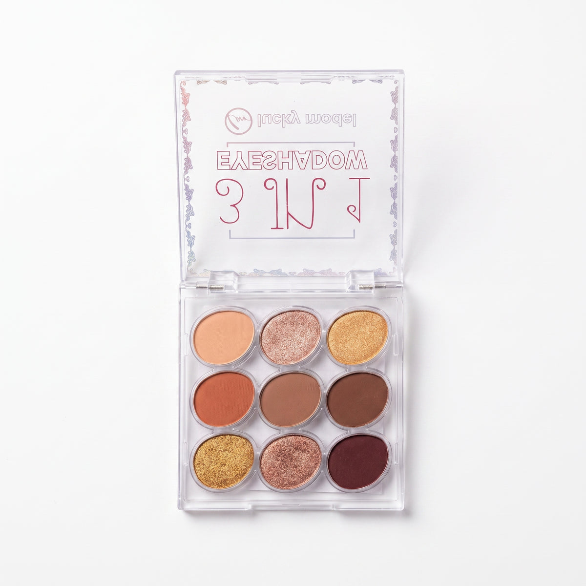 Lucky Model "3 in 1" 9-Color Eyeshadow Palette