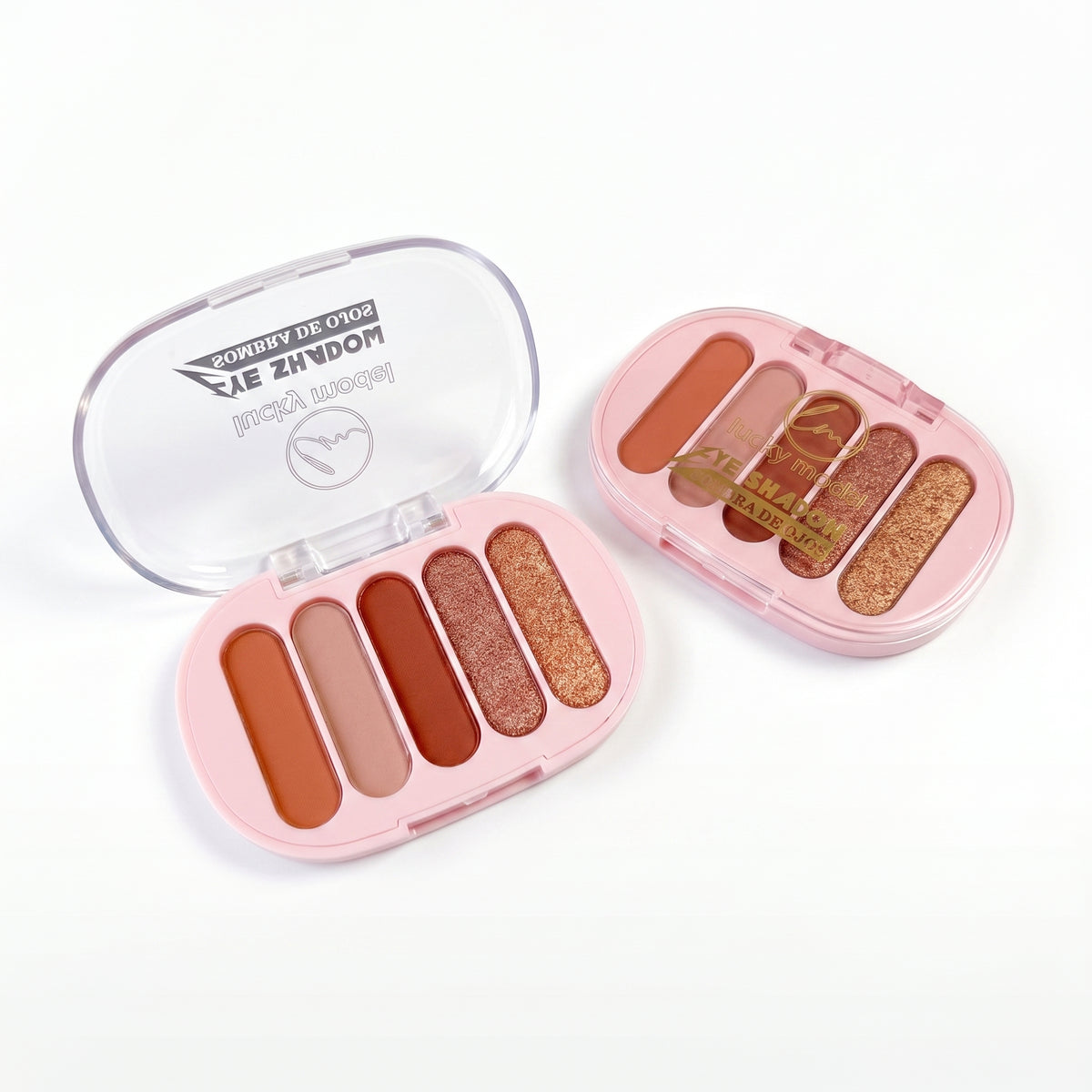 Lucky Model 5-Color Waterproof Long-Lasting Eyeshadow Palette