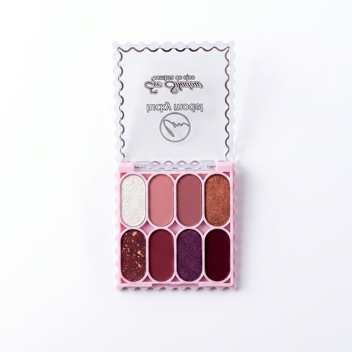 Lucky Model 8-Color Berry & Rose Eyeshadow Palette