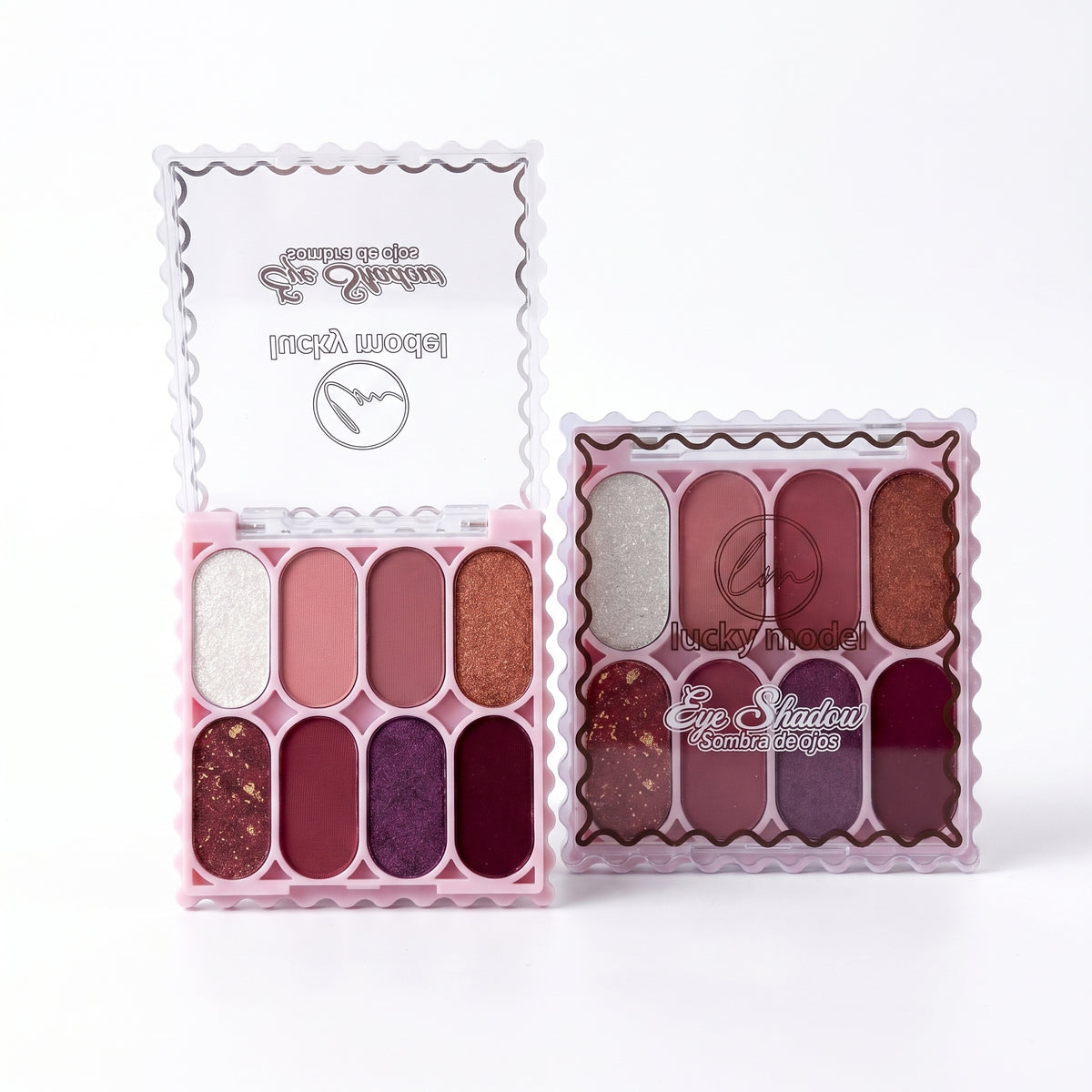 Lucky Model 8-Color Berry & Rose Eyeshadow Palette