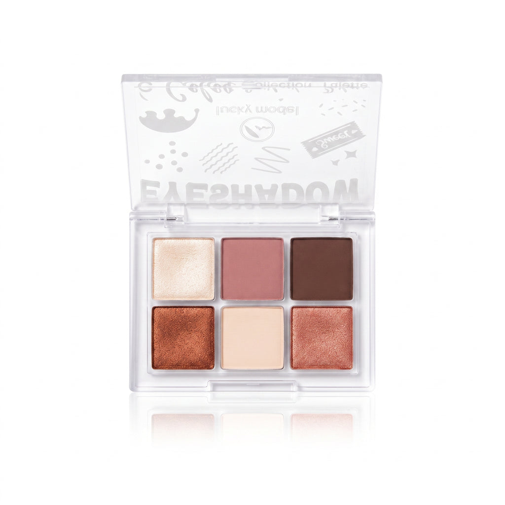 Lucky Model 6-Color Sweet Eyeshadow Palette