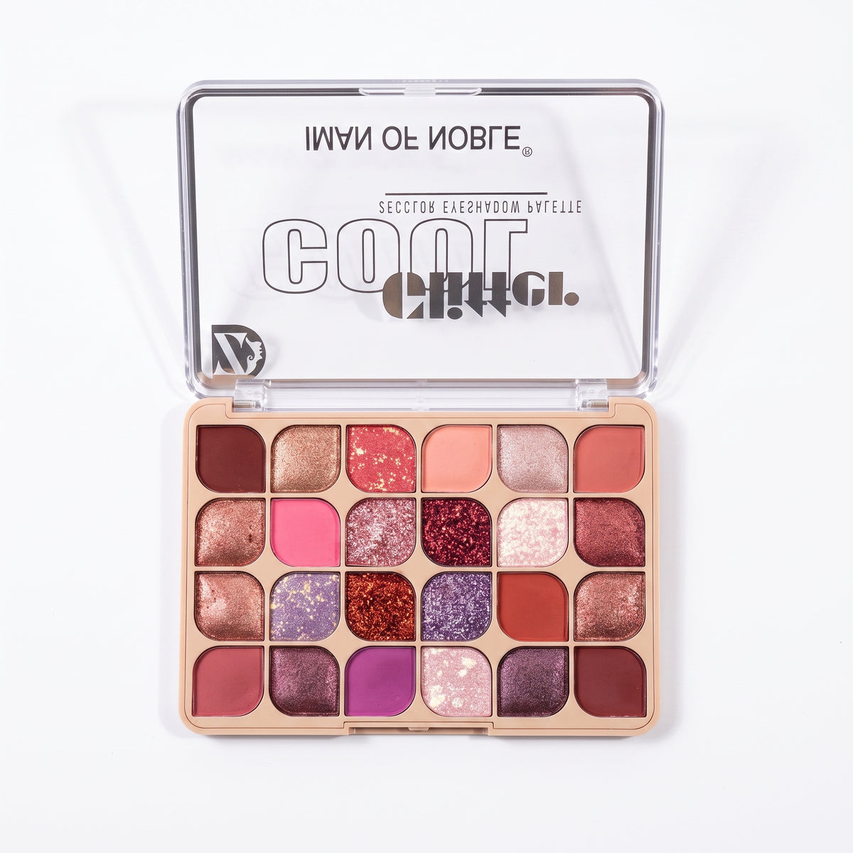 IMAN OF NOBLE Cool Glitter 24 Color Eyeshadow Palette