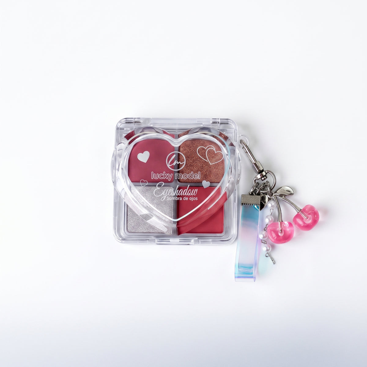 Lucky Model 4-Color Heart Eyeshadow Palette
