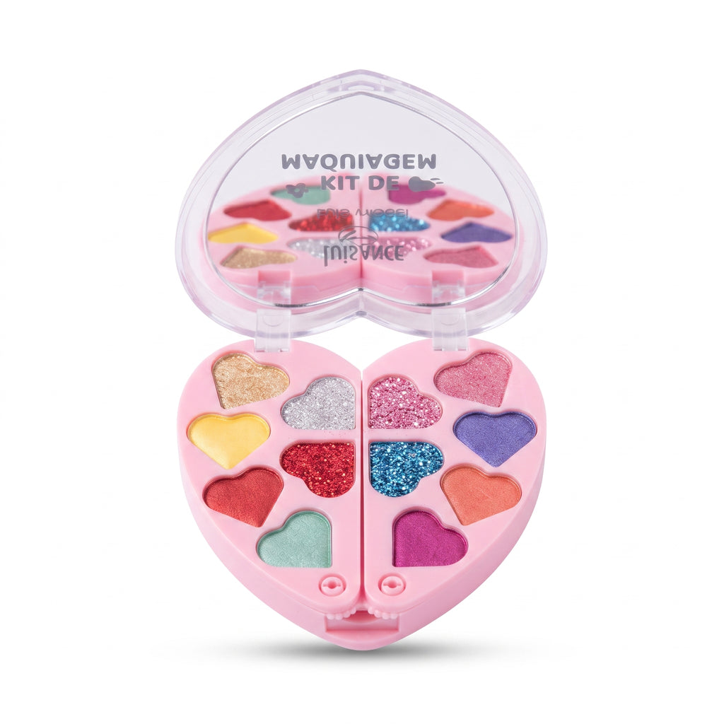 Lucky Model "Kit De Maquiagem" Folding Heart Butterfly Makeup Palette