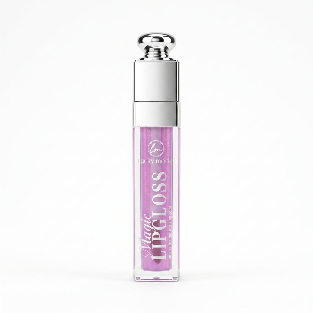 Lucky Model Magic Silver Knob Shimmer Lip Gloss