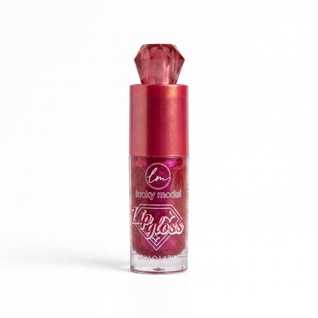 Lucky Model Magic Diamond Gem Topper Shimmer Lip Oil