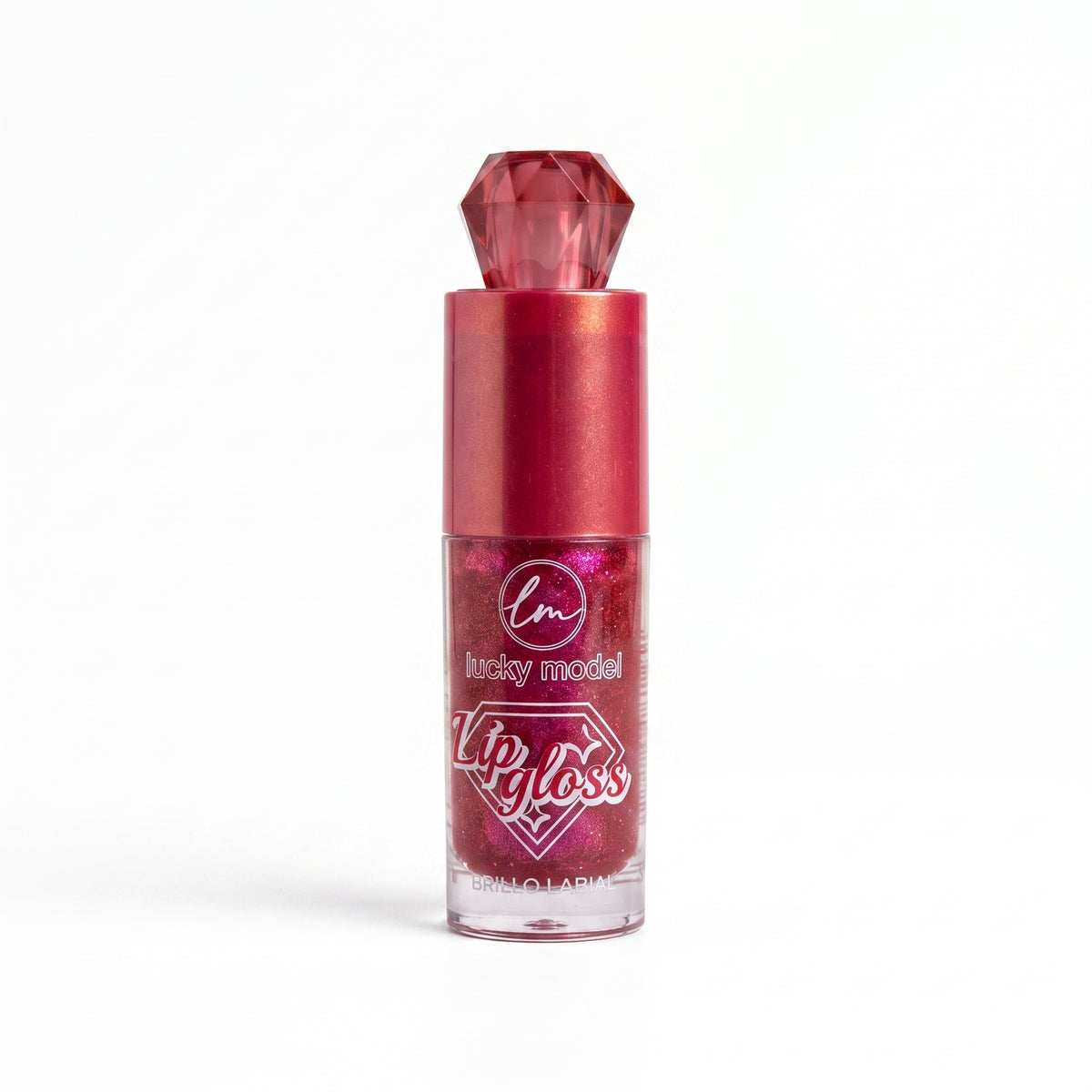 Lucky Model Magic Diamond Gem Topper Shimmer Lip Oil