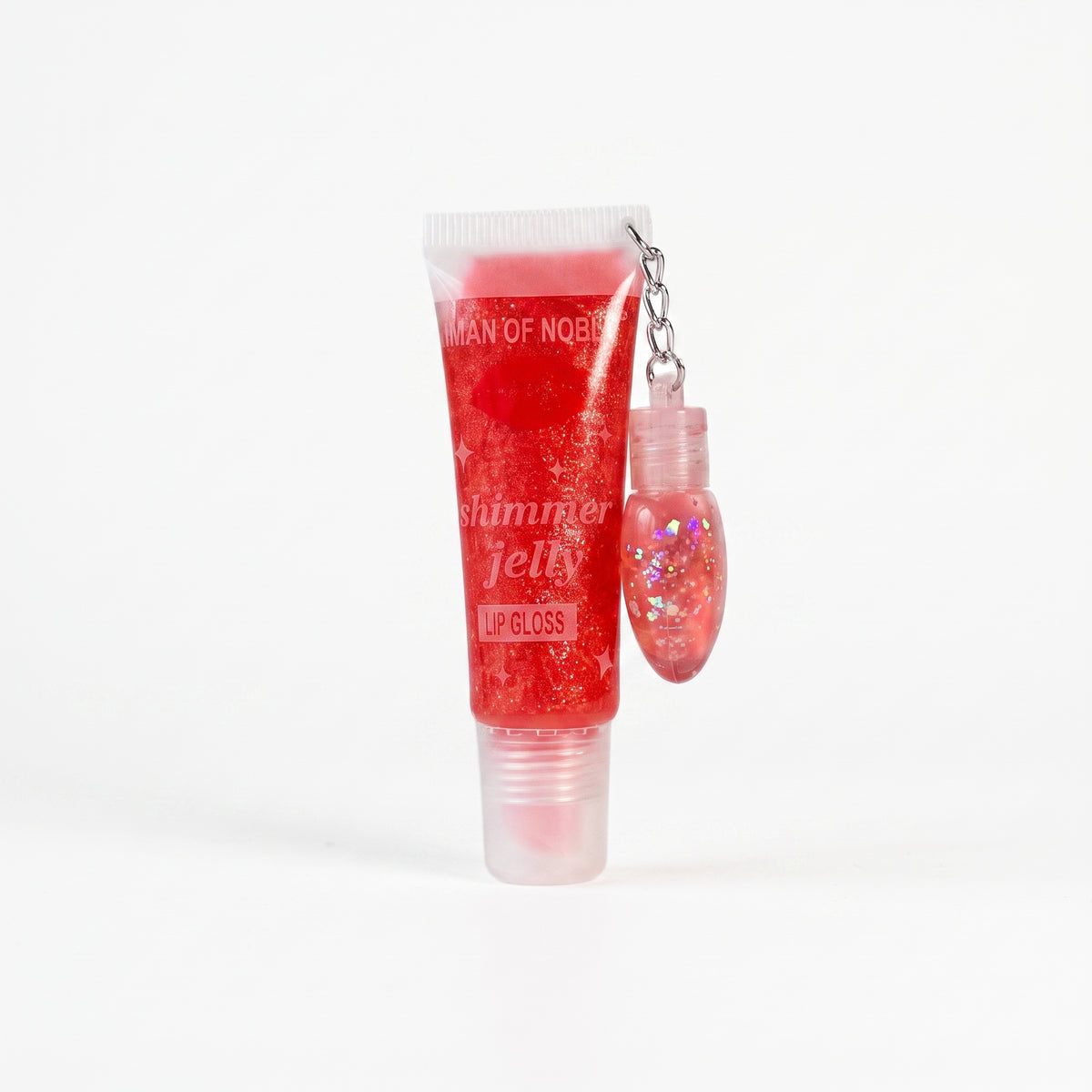 IMAN OF NOBLE Shimmer Jelly Lip Gloss with Heart Charm
