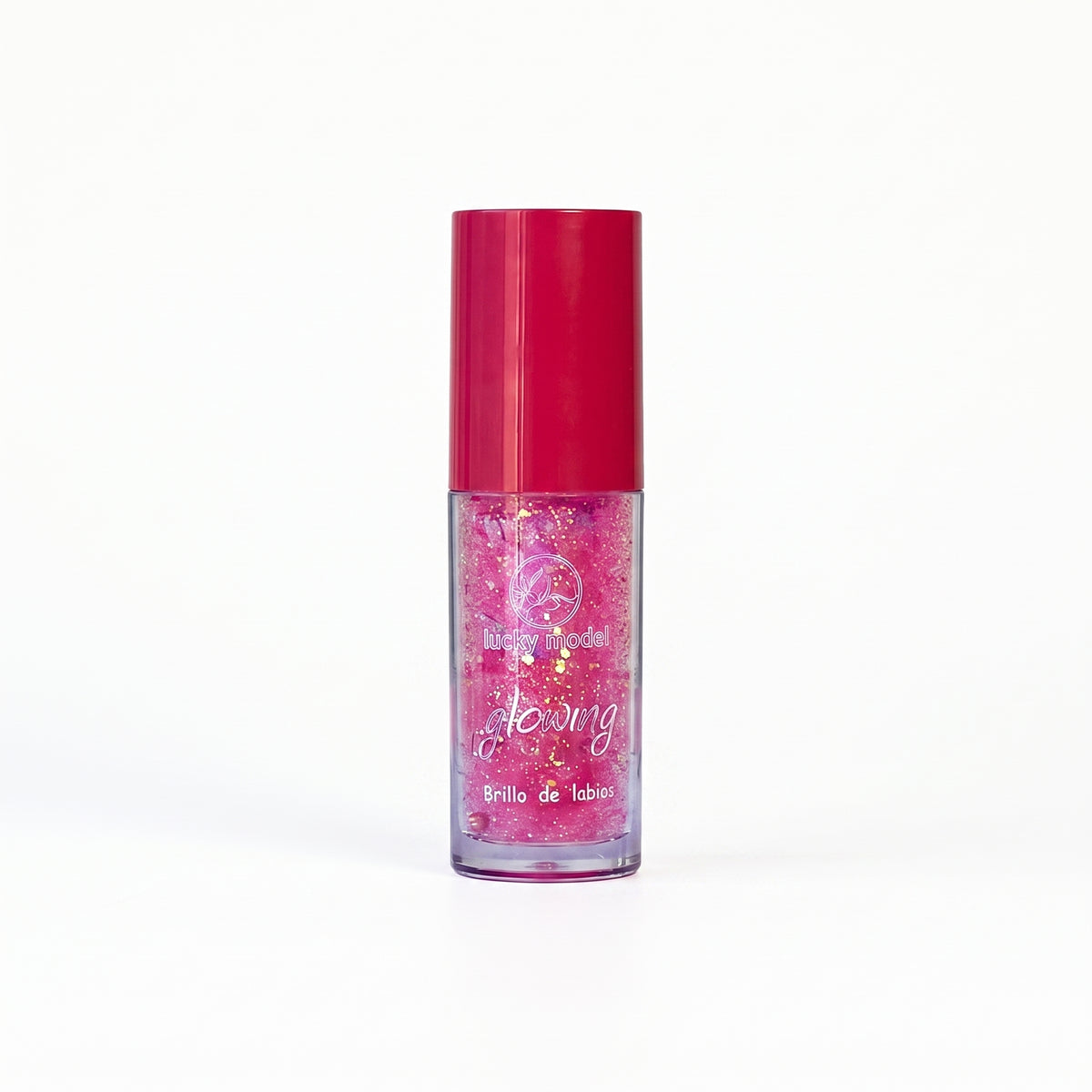 Lucky Model Glowing Chunky Glitter Lip Gloss