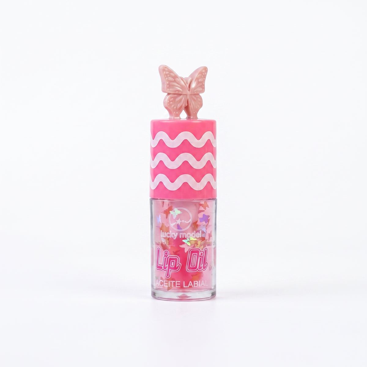 Lucky Model Butterfly Topper Hydrating Lip Oil
