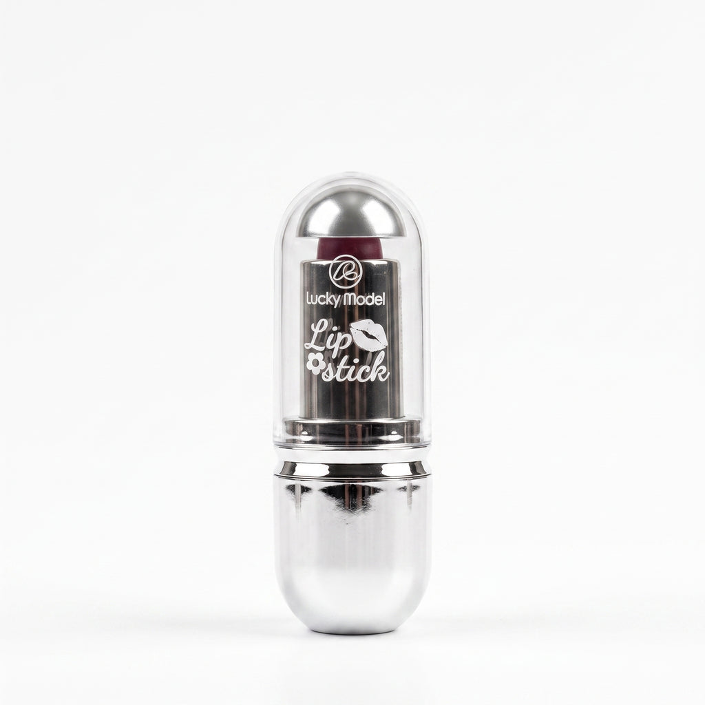 Lucky Model Clear Capsule Silver Bullet Lipstick