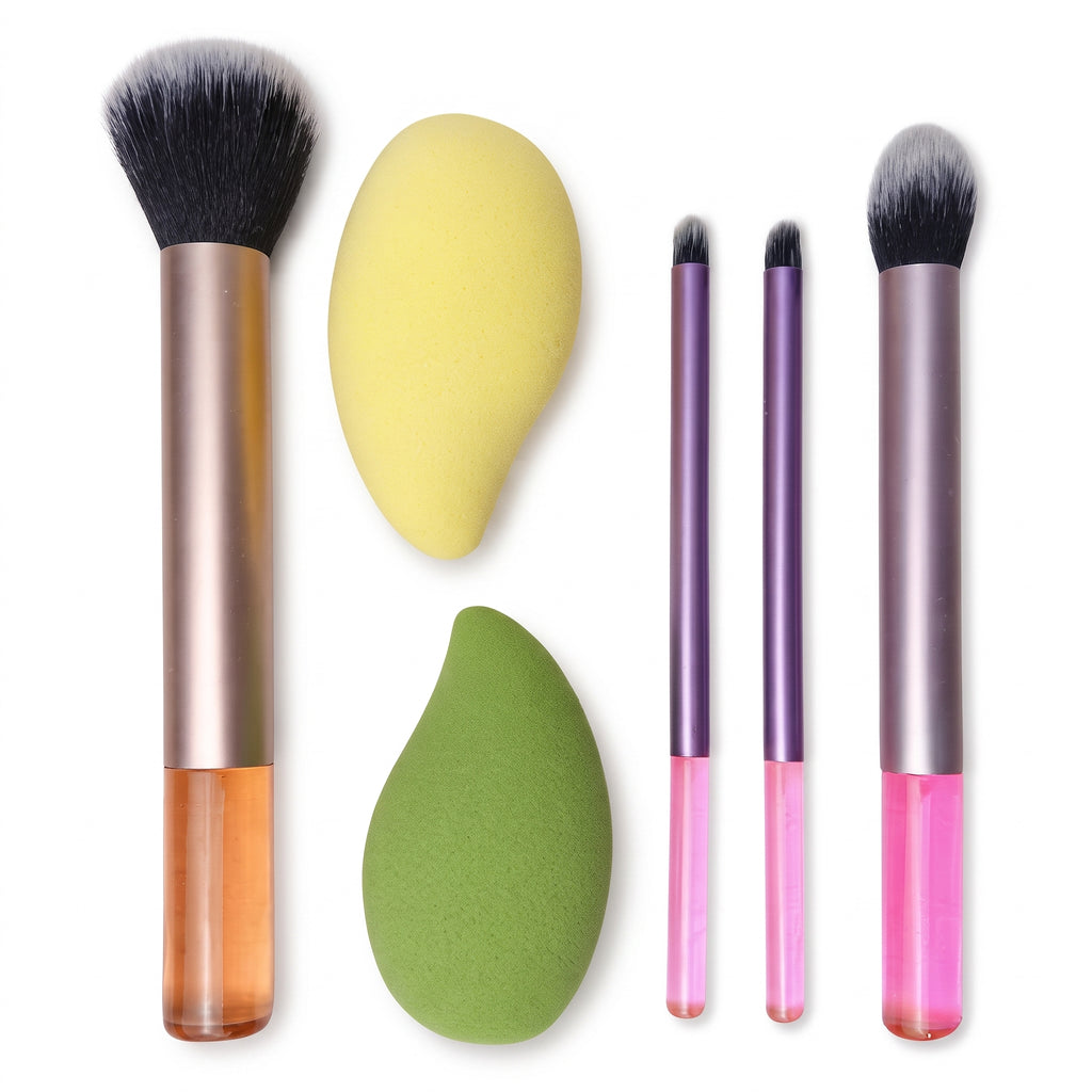 Sweet Beauty Essential Mini Brush and Sponge Makeup Set