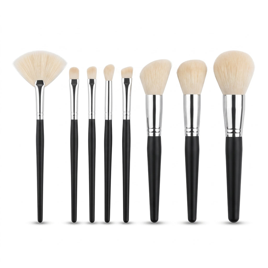 Sweet Beauty Professional 7-Piece Essential Face & Eye Makeup Brush Set