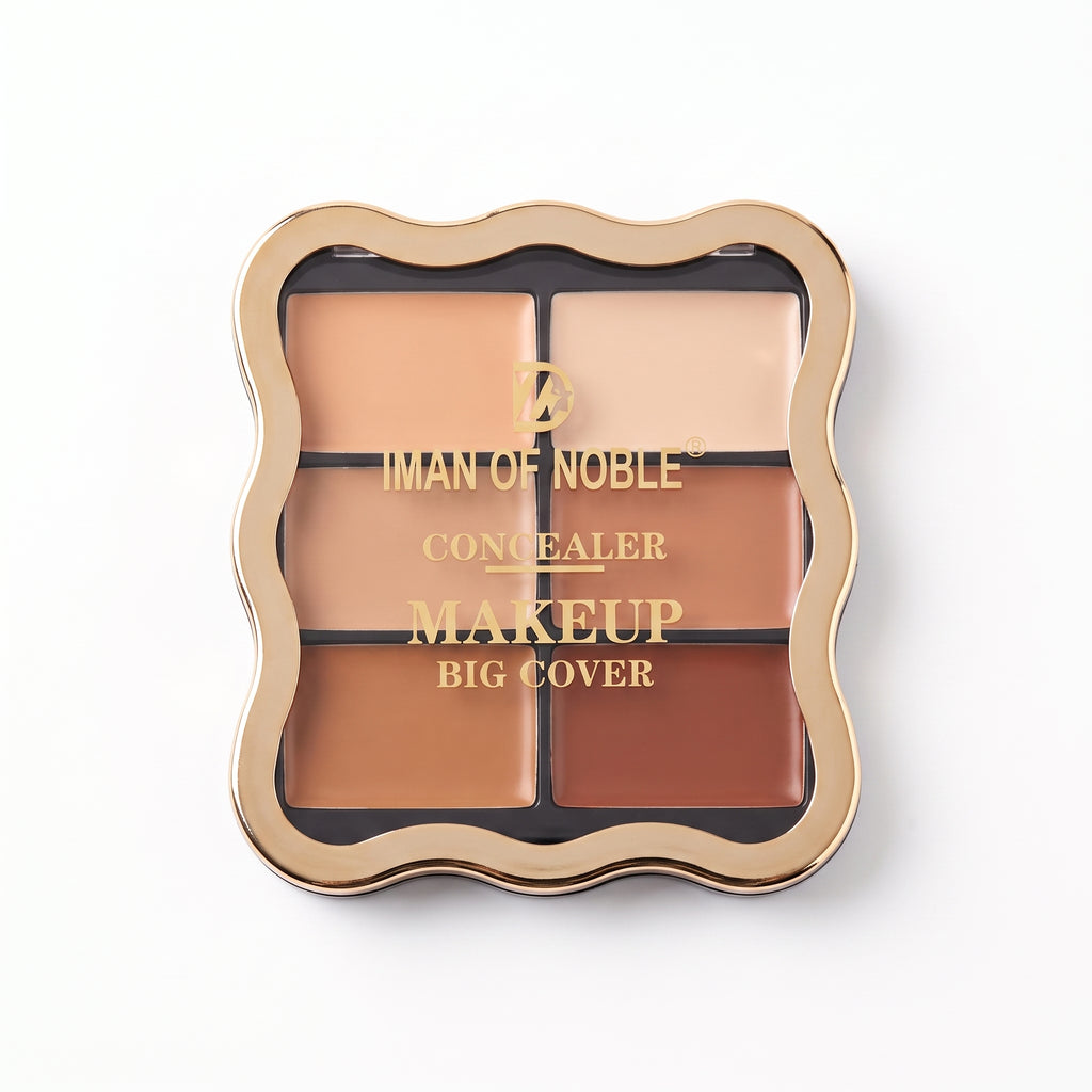 IMAN OF NOBLE "Big Cover" 6-Color Cream Concealer Palette