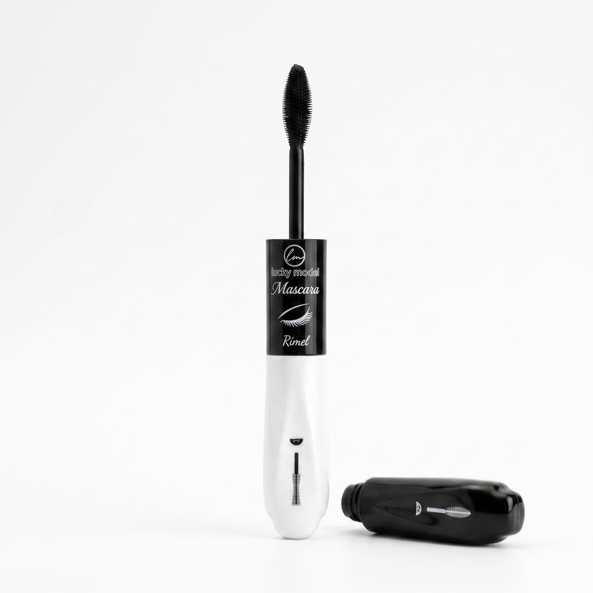 Lucky Model 2-in-1 Dual Brush Mascara