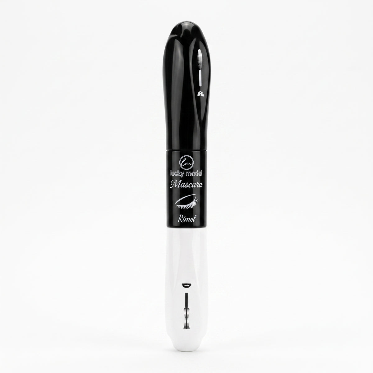 Lucky Model 2-in-1 Dual Brush Mascara