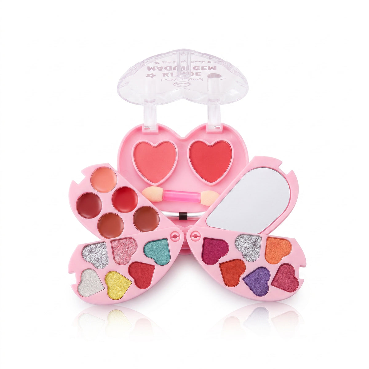 Lucky Model "Kit De Maquiagem" Folding Heart Butterfly Makeup Palette
