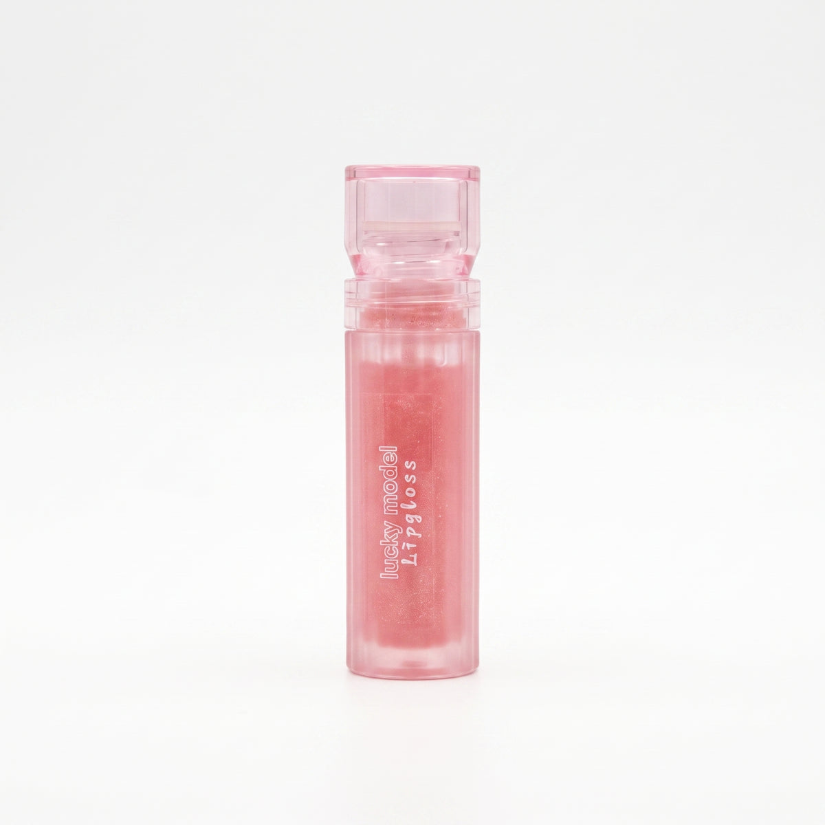 Lucky Model Crystal Ribbed Shimmer Lip Gloss