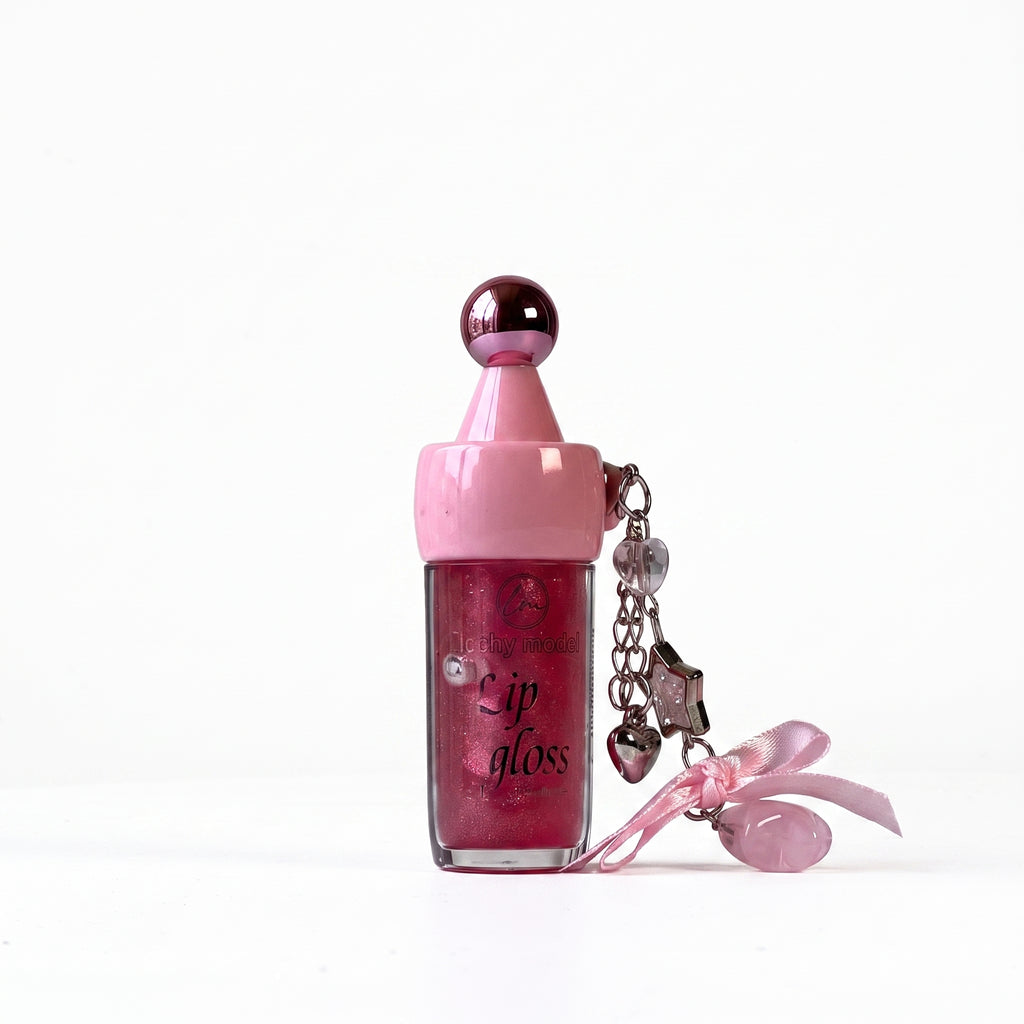 Lucky Model 2-in-1 Magic Gloss Cute Charm Lip Gloss