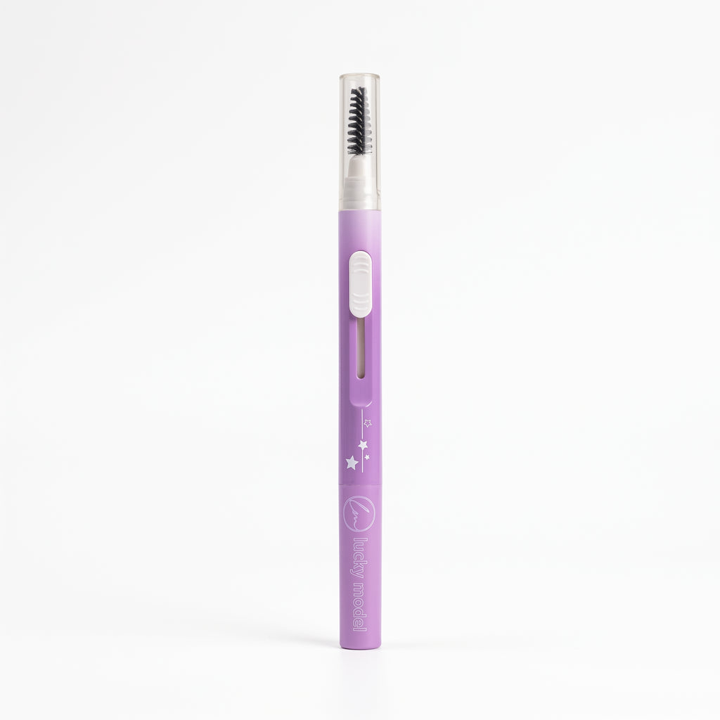 Lucky Model Dual-Ended Eyebrow Pencil with Spoolie Brush