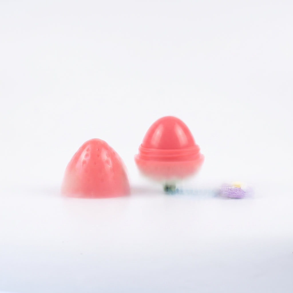 Lucky Model Cute Girl Strawberry Charm Lip Balm