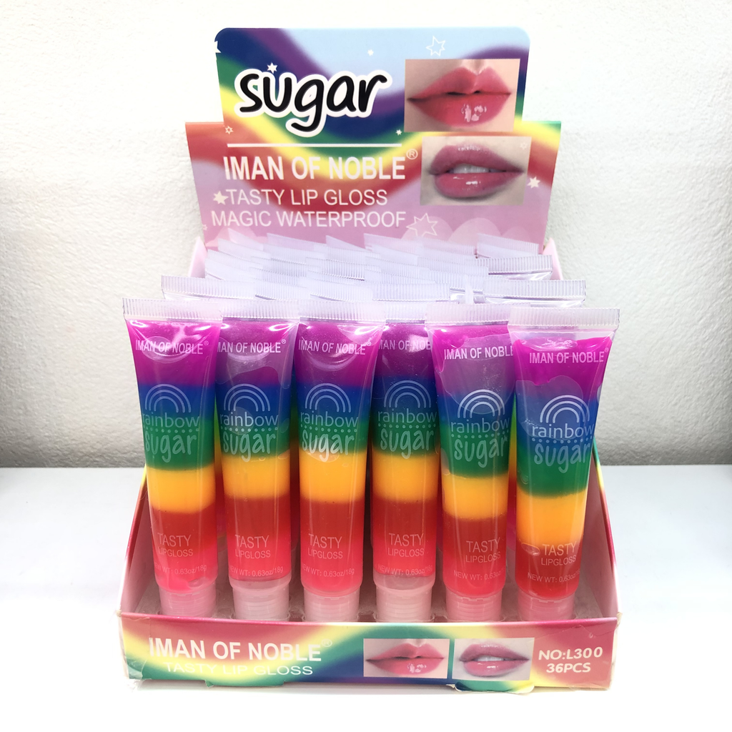 IMAN OF NOBLE Rainbow Sugar Magic Waterproof Lip Gloss